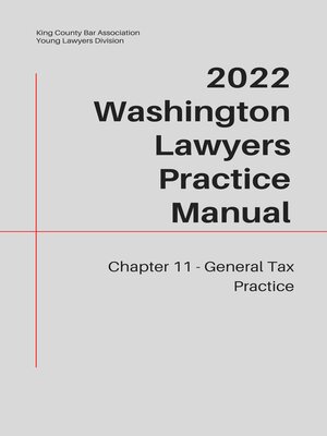 cover image of Washington Lawyers Practice Manual Chapter 11